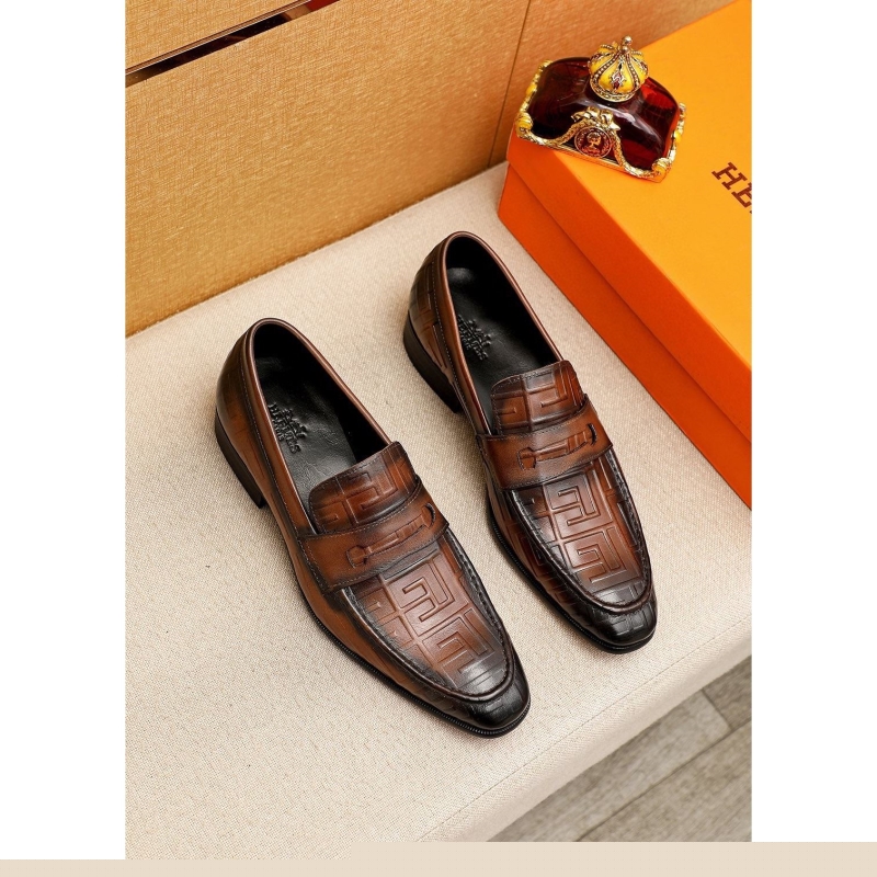 H**mes leather shoes